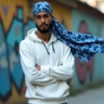 This Blue Camouflage Durag Trend Is Unstoppable