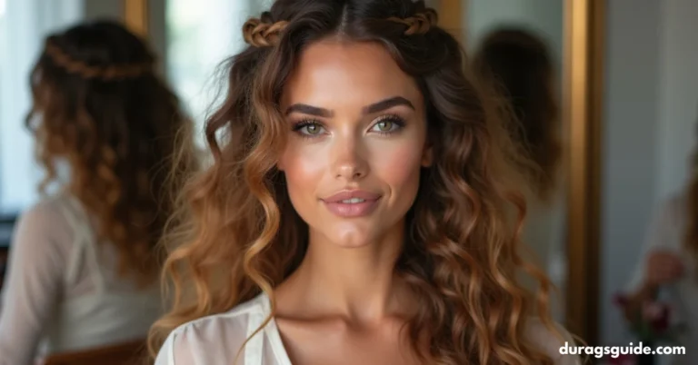 Front Braids with Curls That Turn Heads Instantly