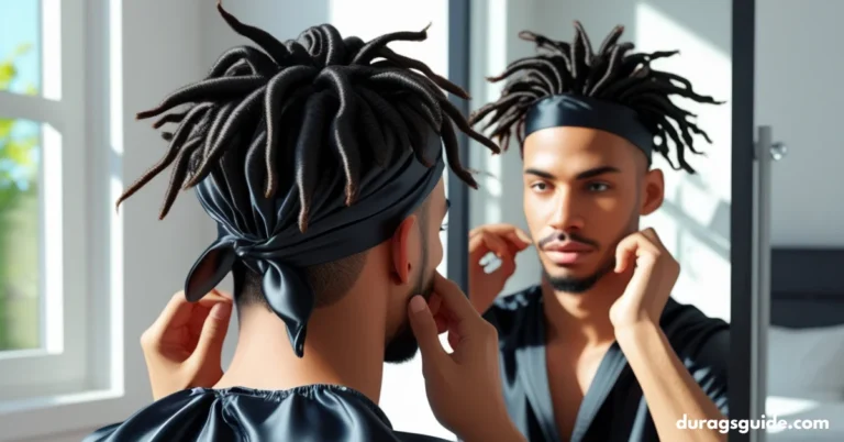 The Secret to Wearing a Durag with Starter Locs Right